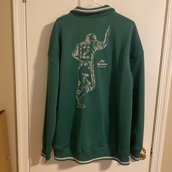 Reebok NFL The Greatest Collection Joe Namath Jets Jacket Size XL New With Tags - Picture 8 of 9